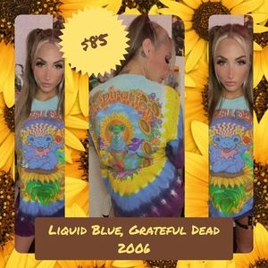 Liquid Blue, Grateful Dead, 2006, Band Tee, Concert Tee, Tye Dye, XL